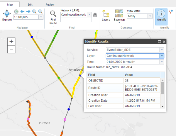 Results of identifying another layer Results of identifying another layer