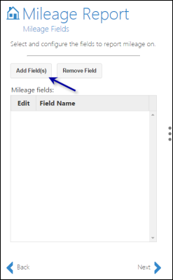 Click the Add Field(s) button Click the Add Field(s) button