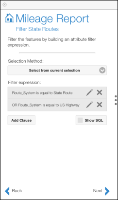 The second attribute selection clause is added The second attribute selection clause is added