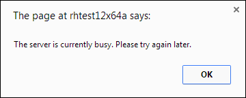 Warning message when there are no available instances Warning message when there are no available instances